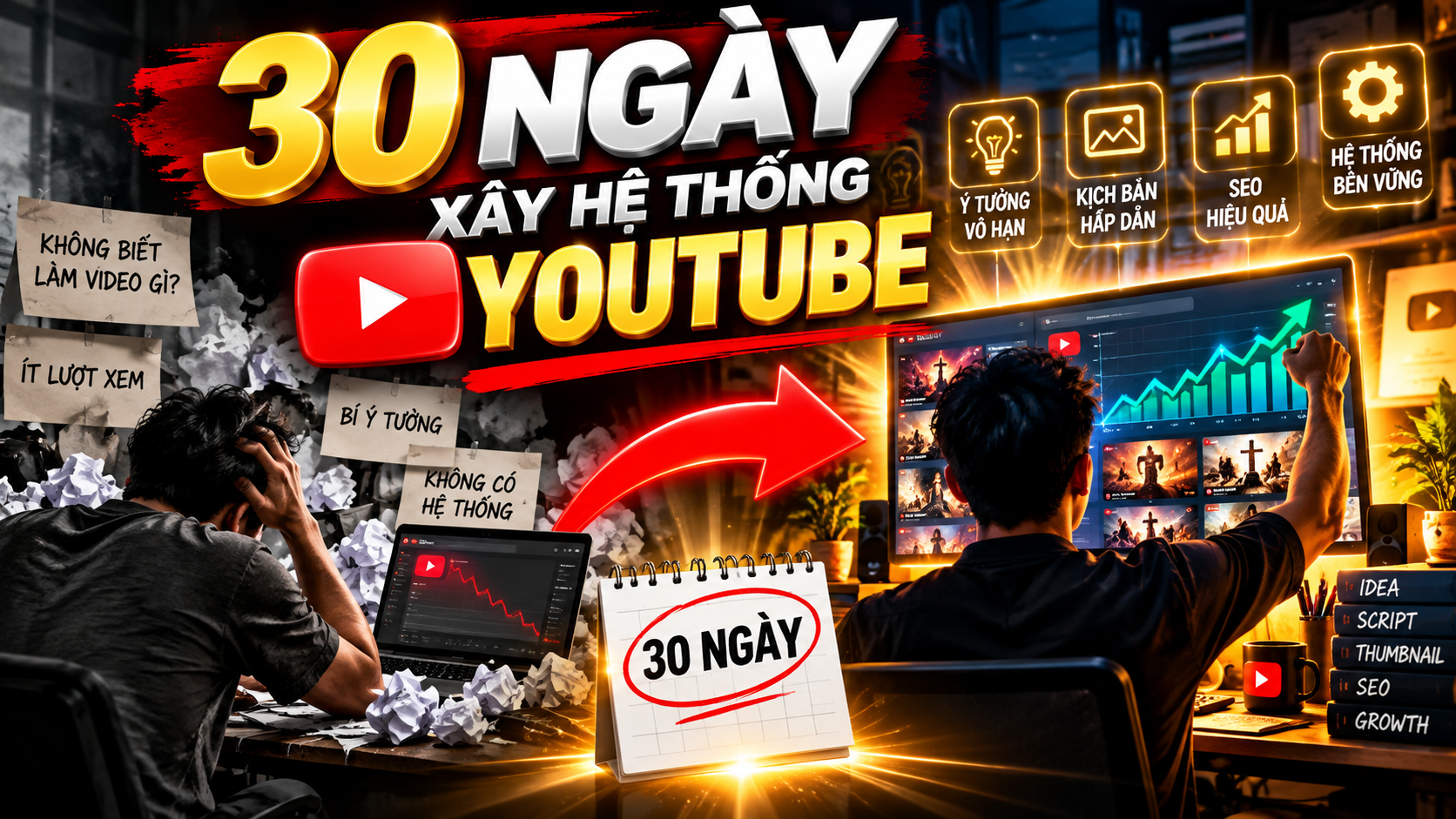 30 NGÀY XÂY HỆ THỐNG YOUTUBE