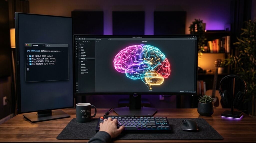 Obsidian Second Brain Pro: Hệ Thống Quản Lý Kho Tri Thức & Trợ Lý AI Tự Động Phân Loại Ghi Chú (Bản Quyền Win & Mac)
